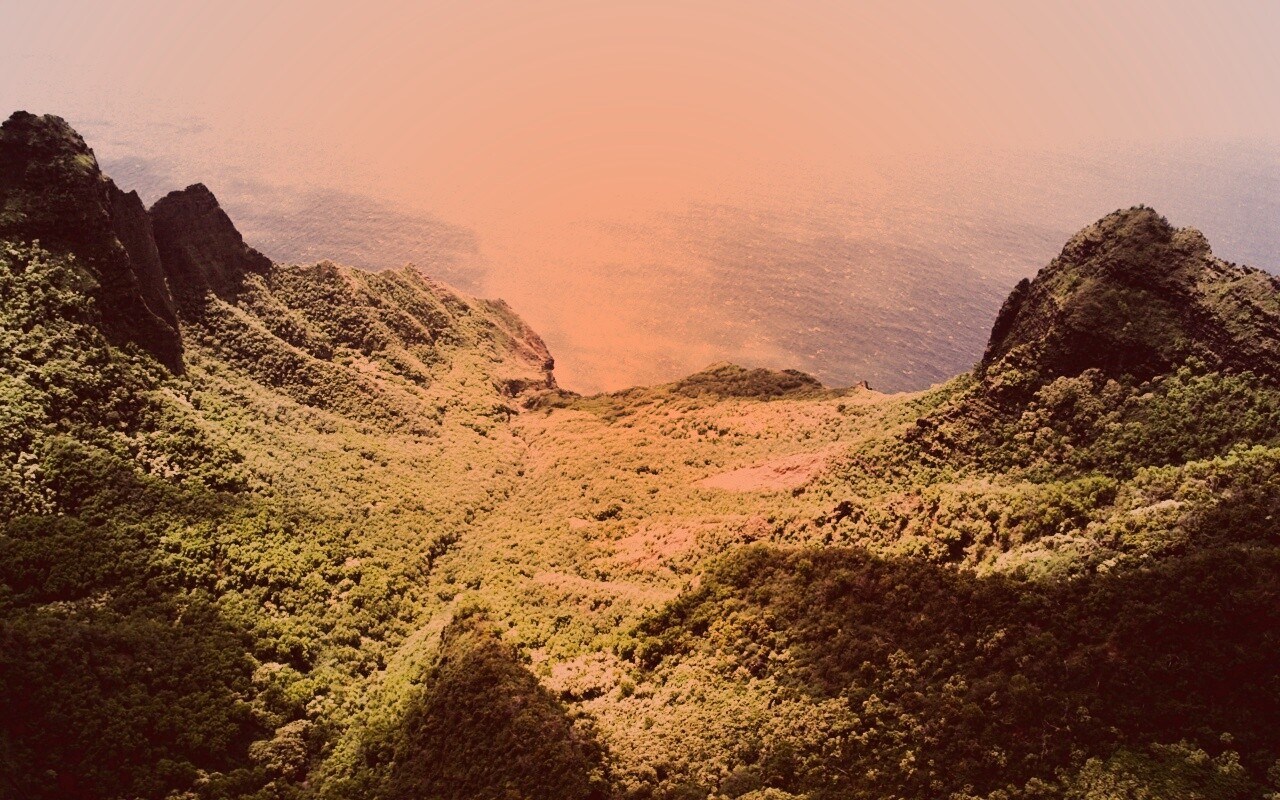 Горный пейзаж обои