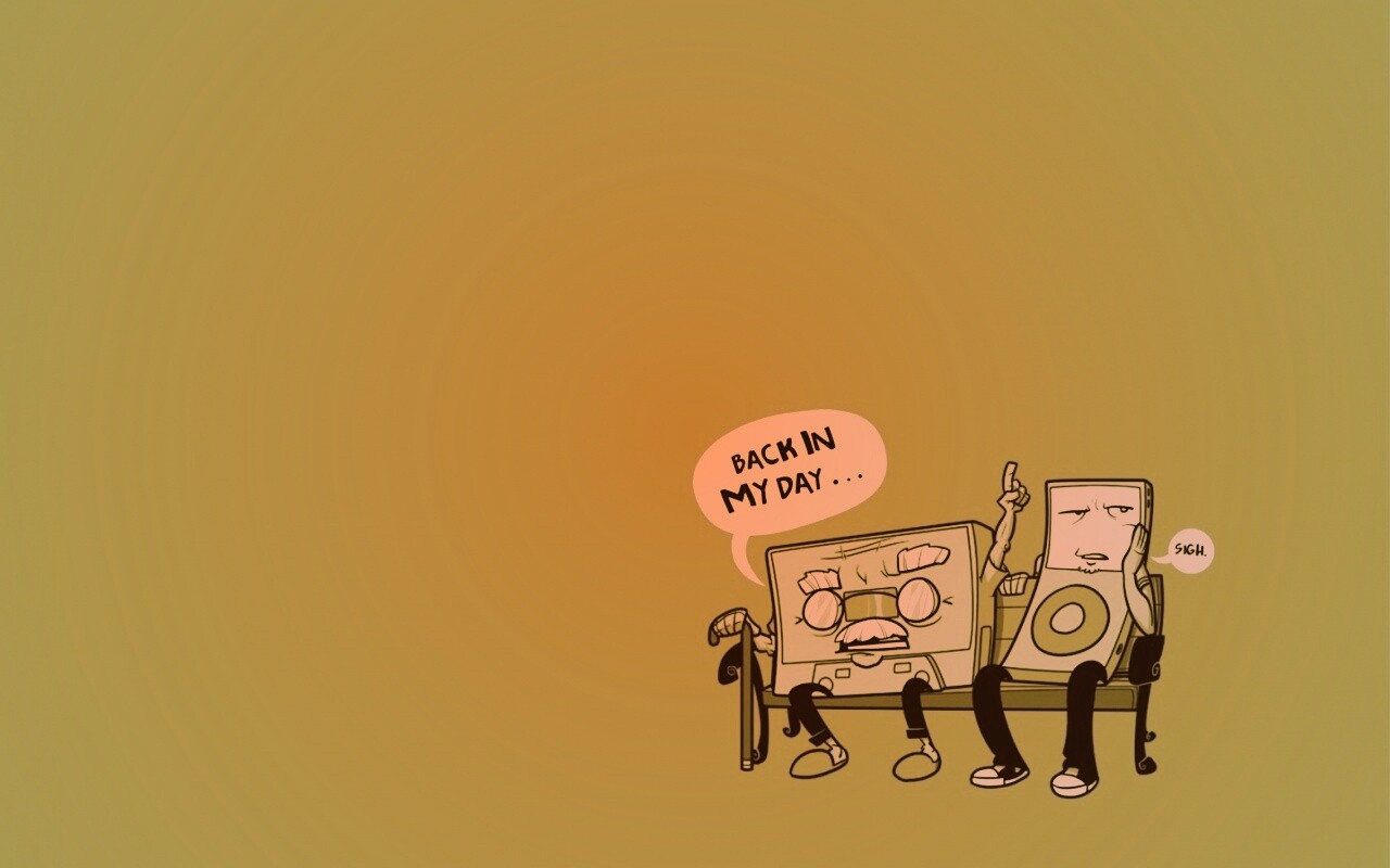 А вот в мои дни... обои