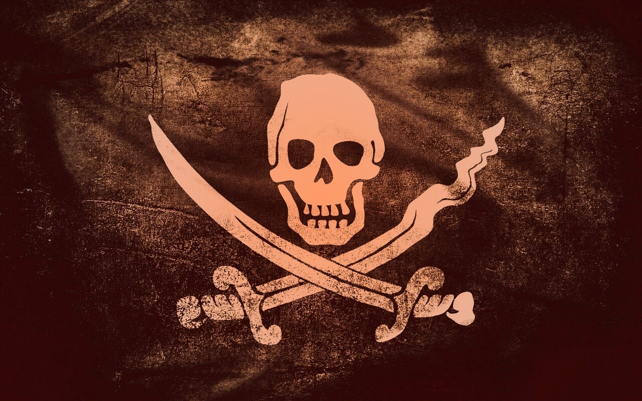 Пиратский флаг обои