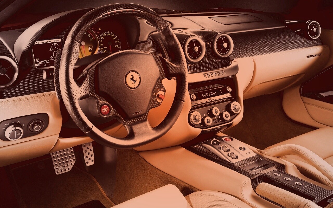 Салон феррари обои