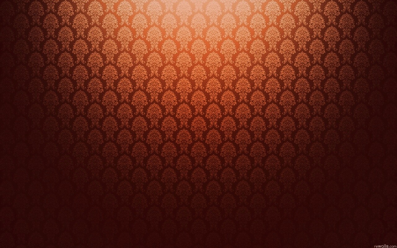 Оранжевые узоры обои