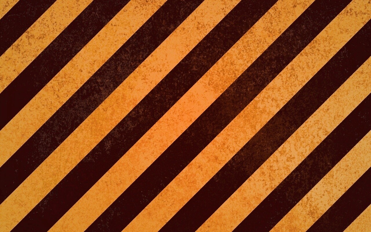 Предупреждающая черно-желтая штриховка обои