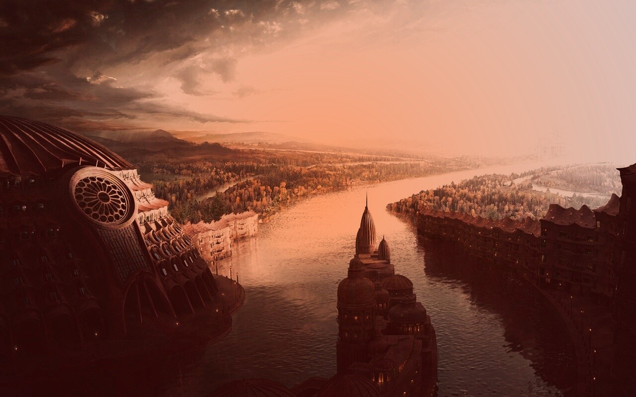 Древний город обои