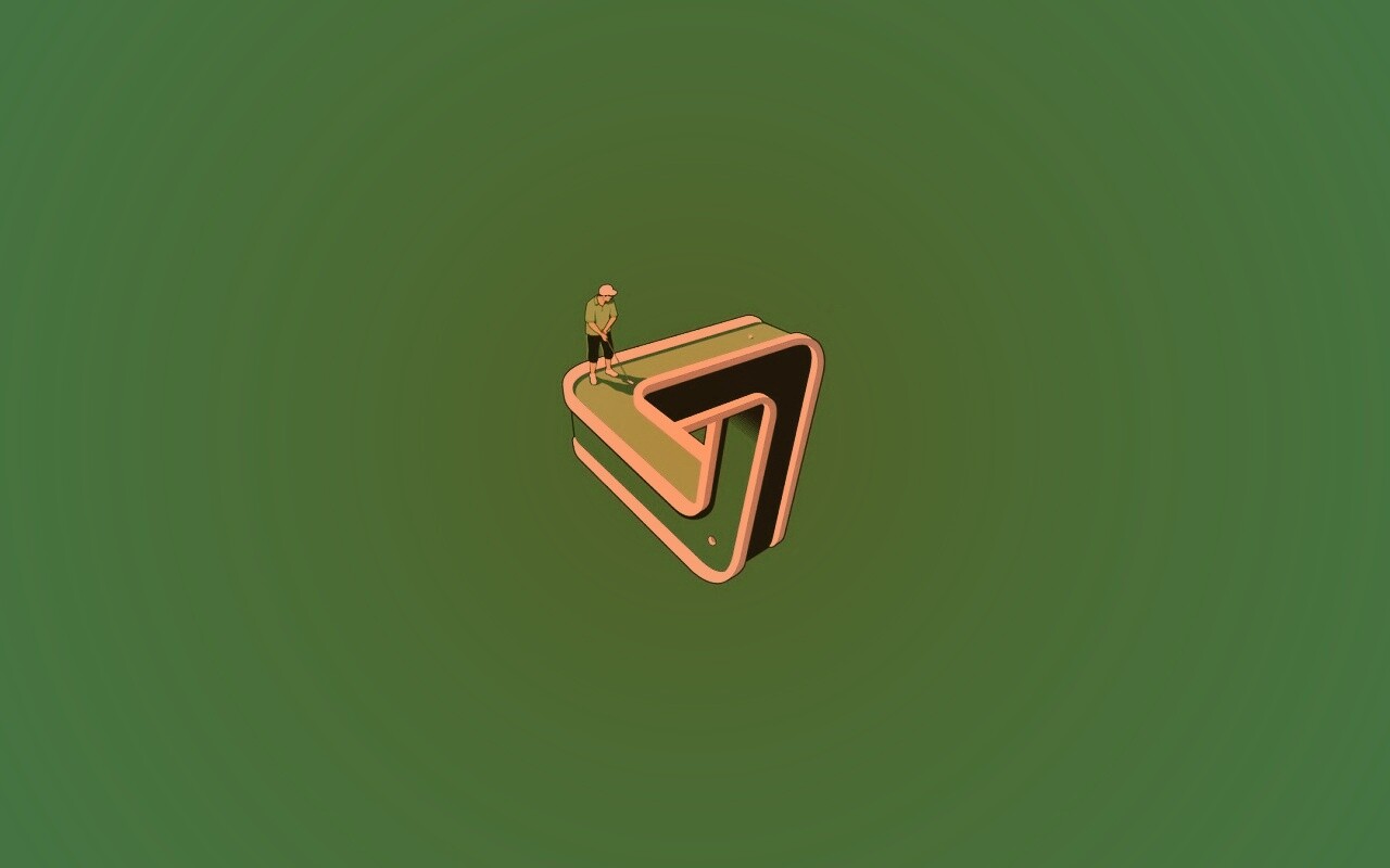 Специфический гольф обои