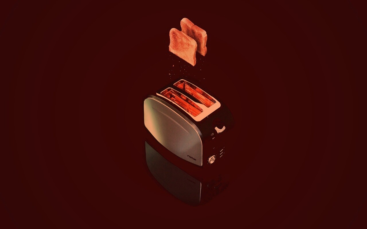 Выстрел из тостера обои