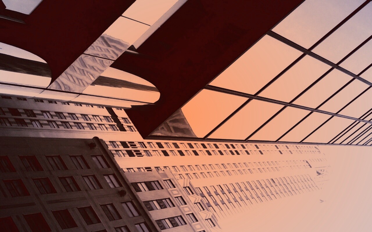 Взгляд вверх обои