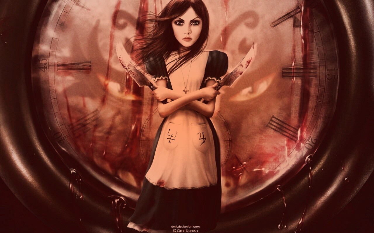 Алиса гроза страны чудес обои