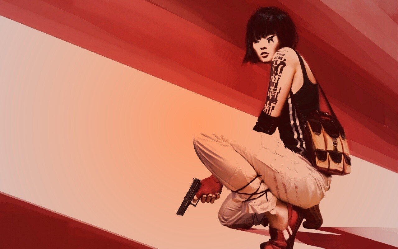 Фейт с пистолетом обои