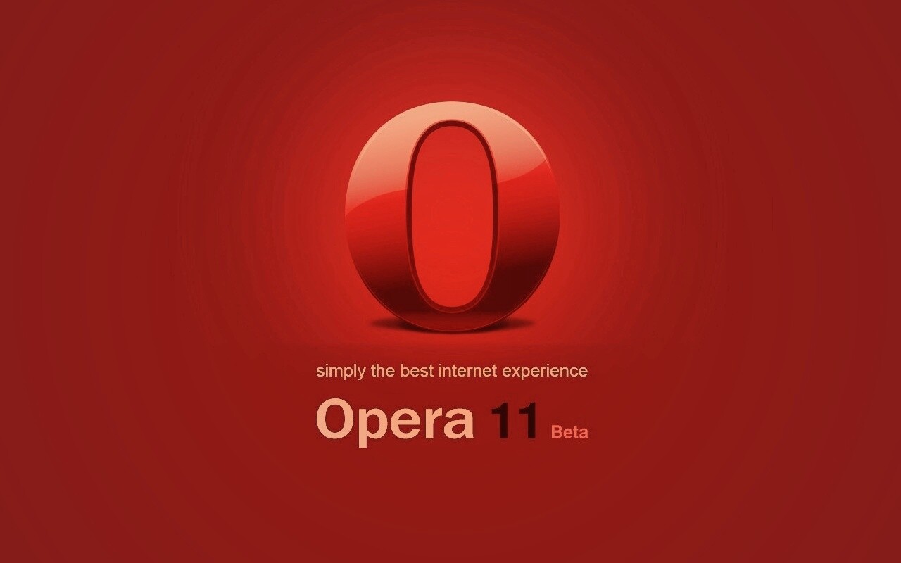 Opera 11 обои