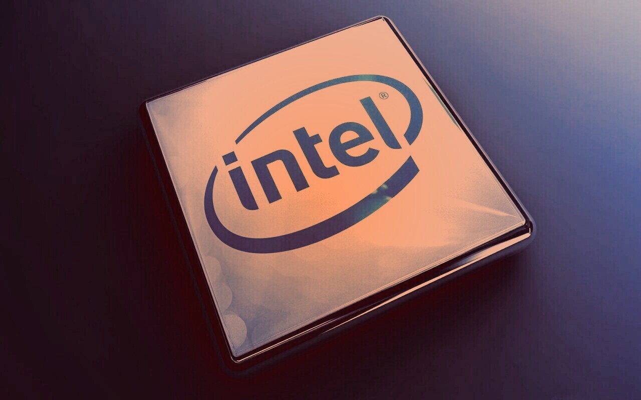 Логотип Intel обои
