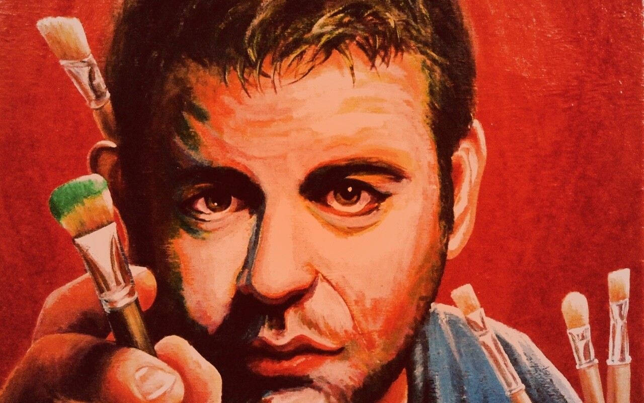 Нарисованный художник обои