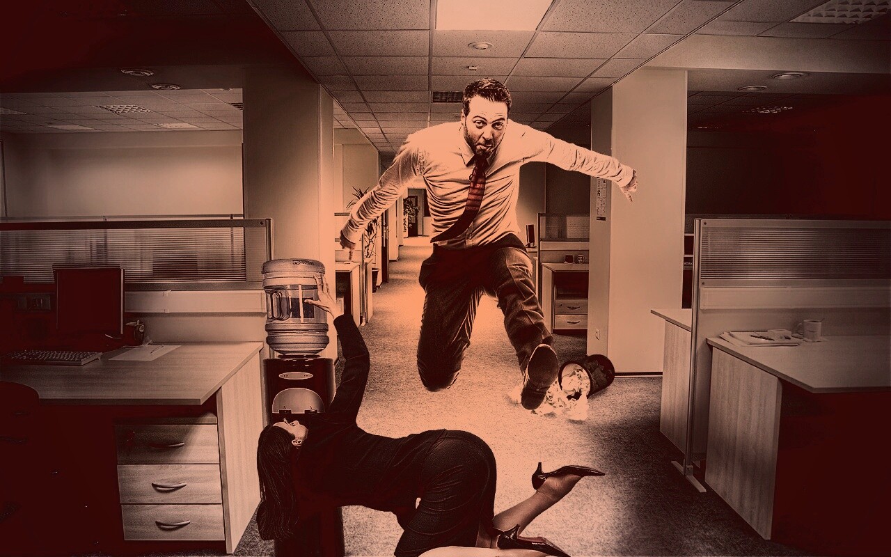 Ещё один день в офисе обои