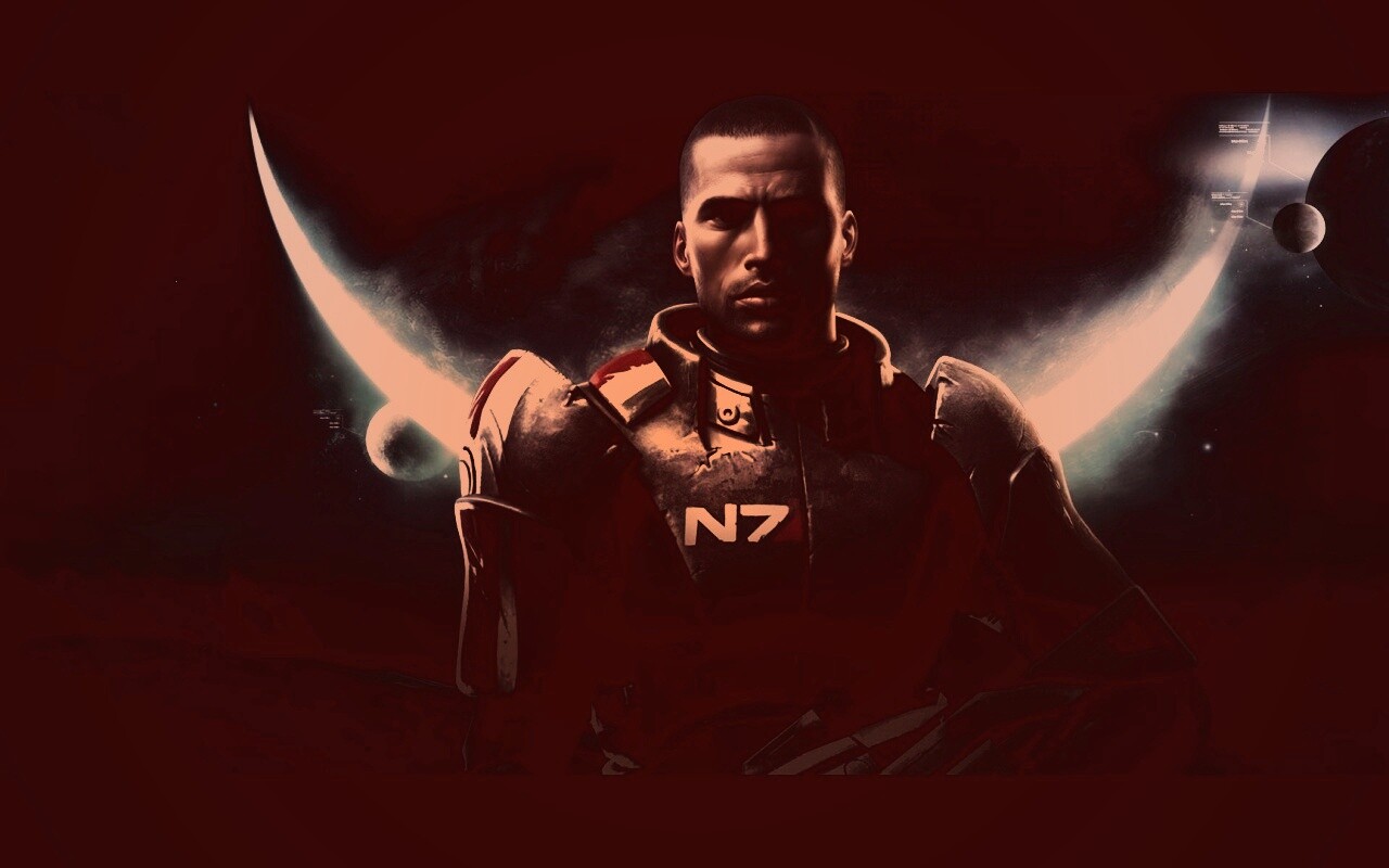 Шепард из Mass Effect обои