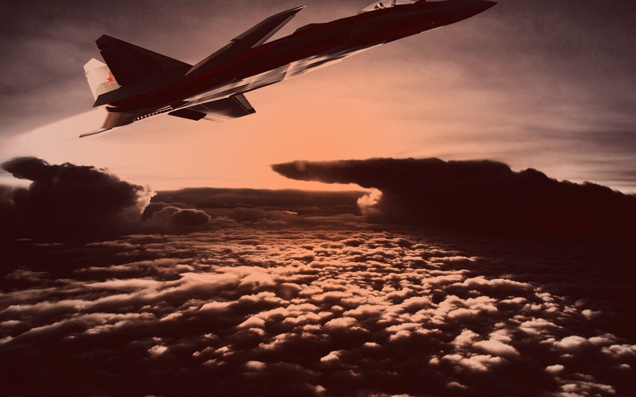 Истребители в небе обои