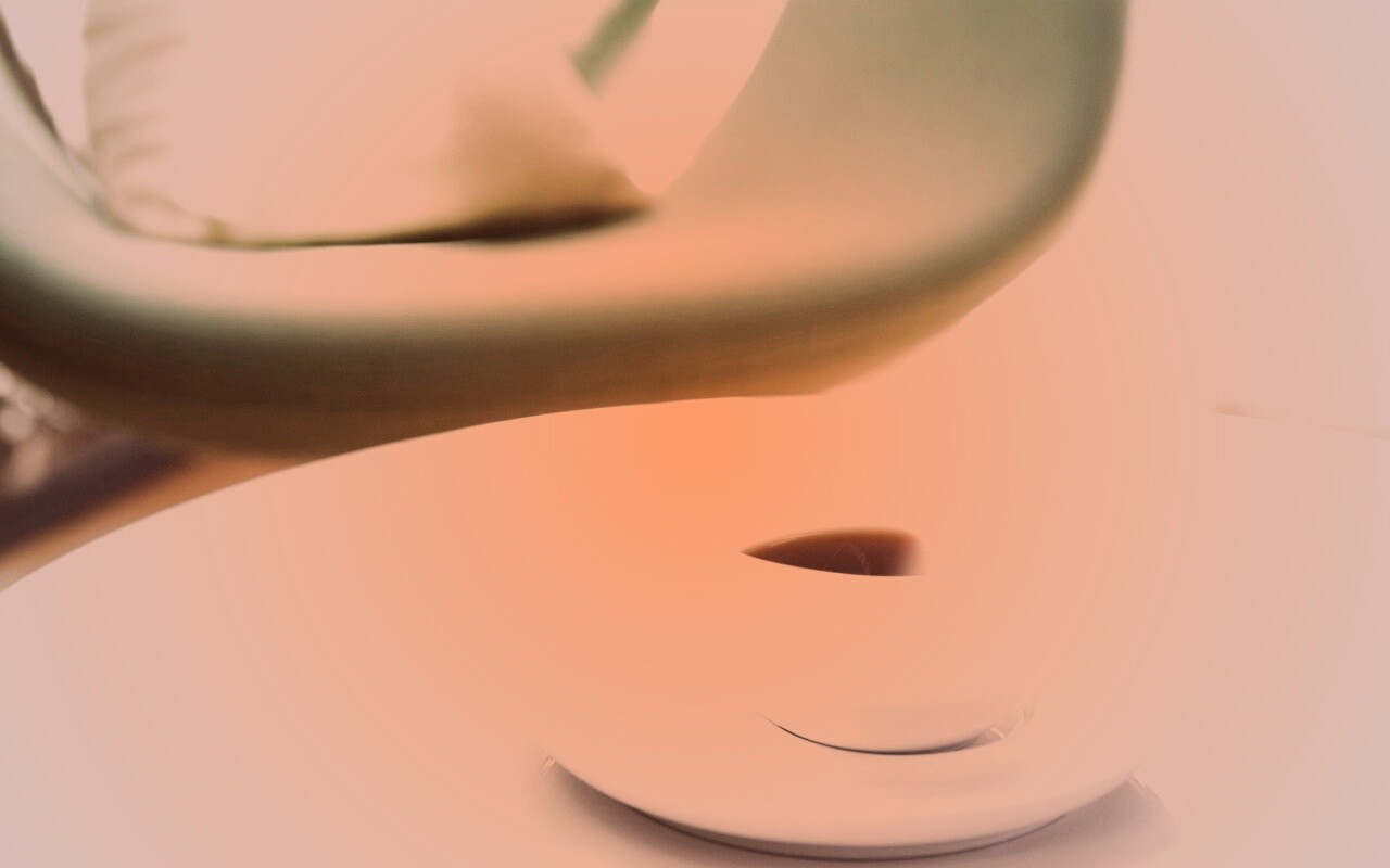 Чашка утреннего кофе обои