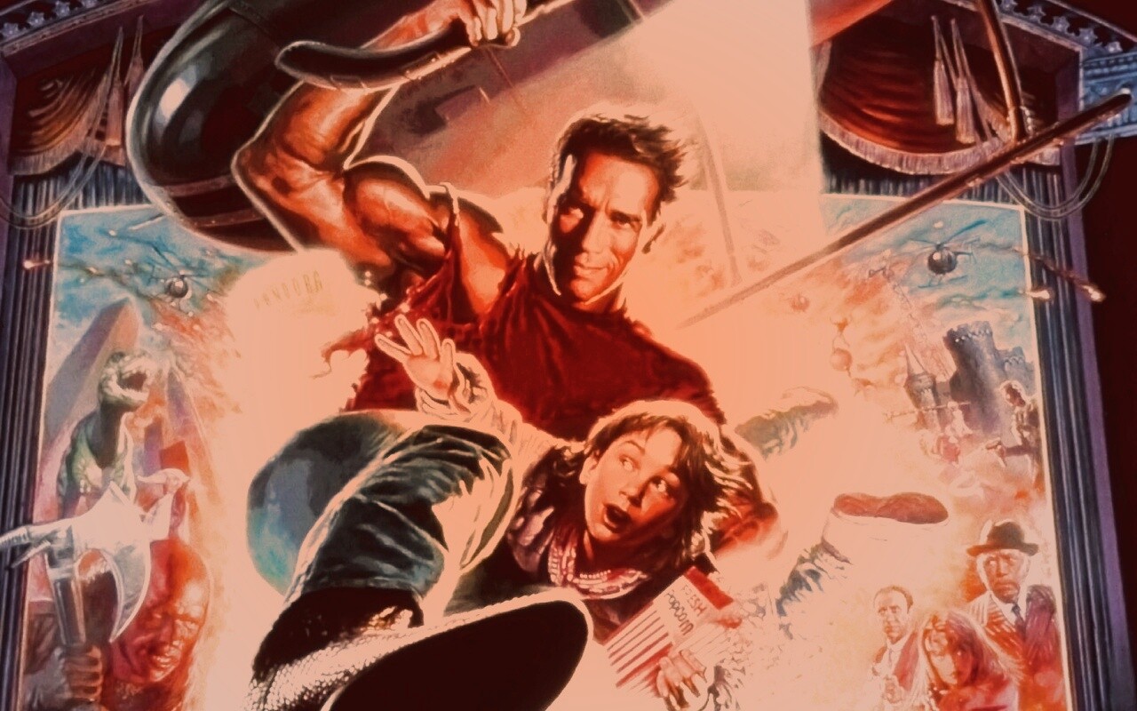 Последний герой боевика обои