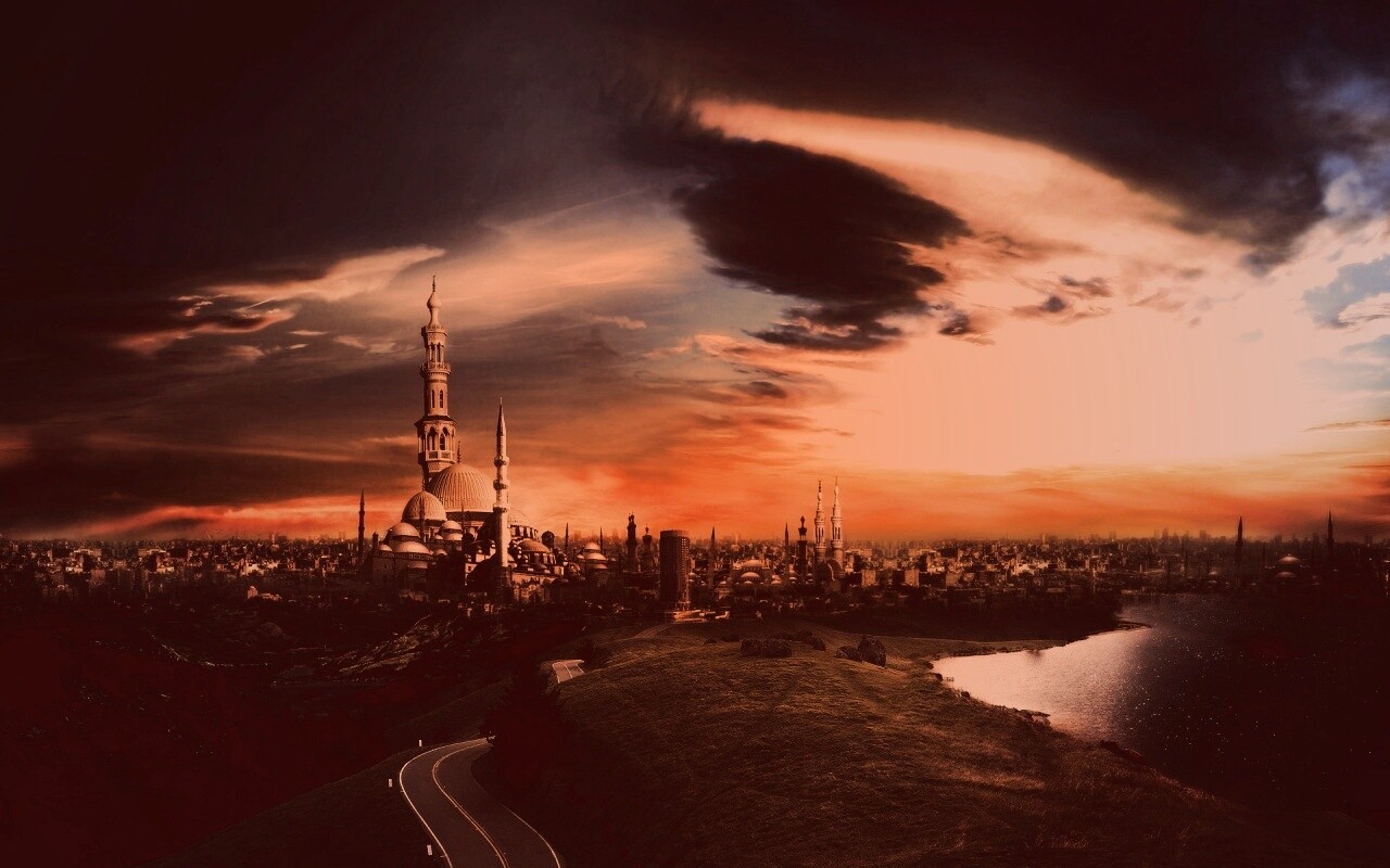 Город минаретов обои