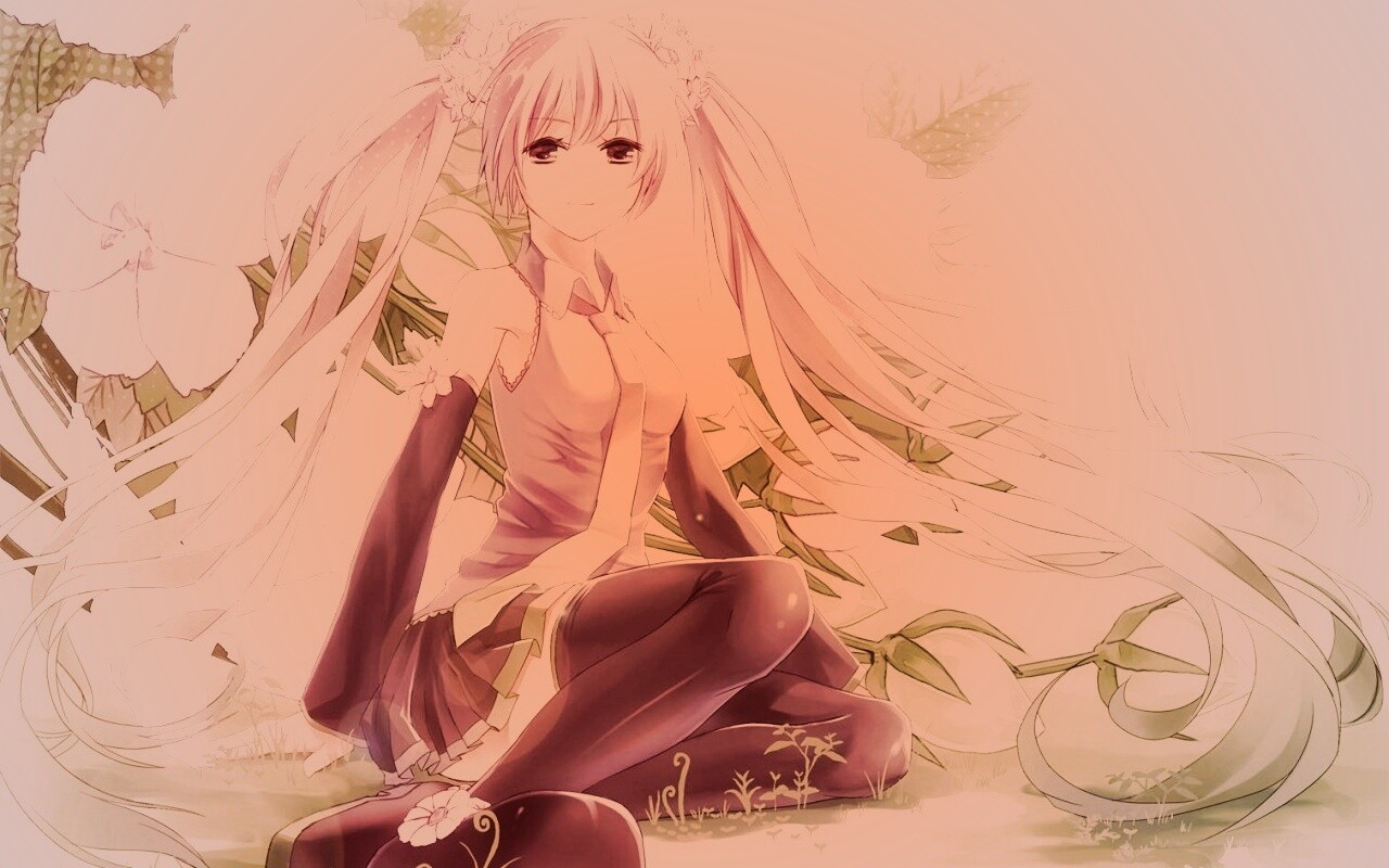 Девушка с красивыми волосами обои