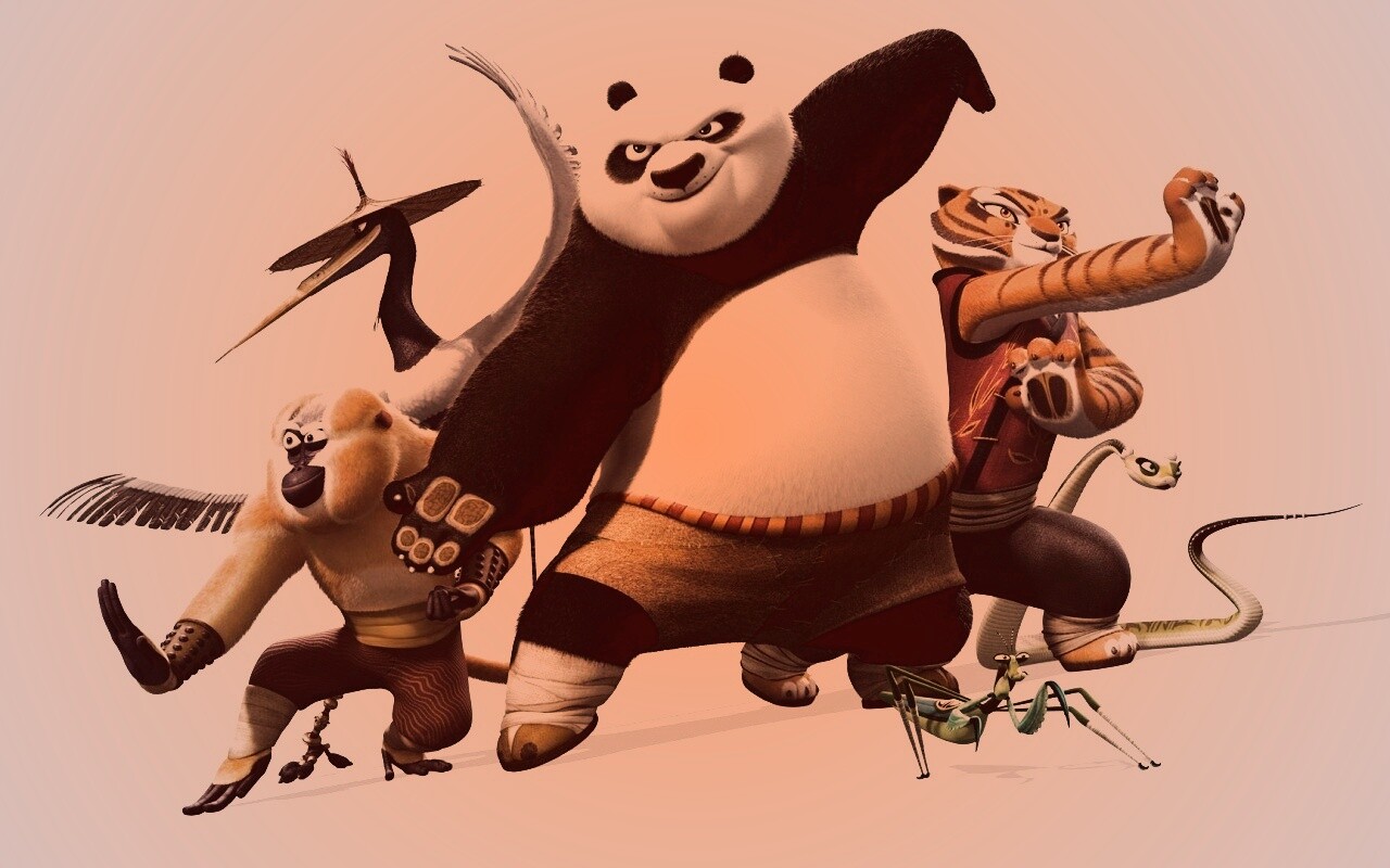 Герои Кунг-фу панда обои