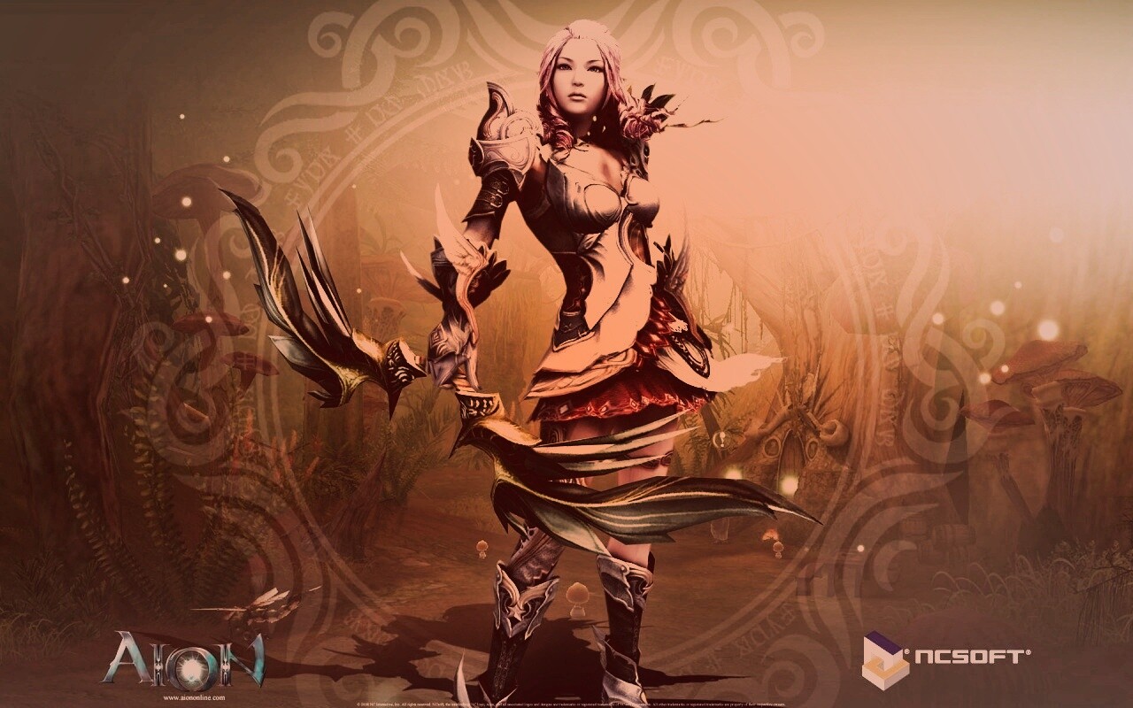 Лучница из Aion обои