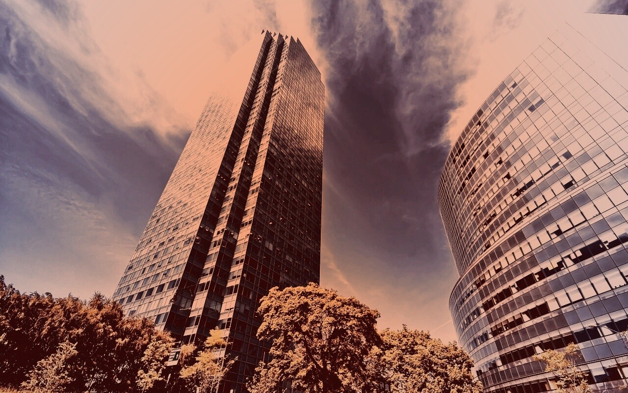 Осязательный Нью-Йорк с большими домами обои