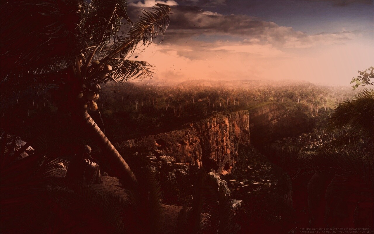 Вид на джунгли обои