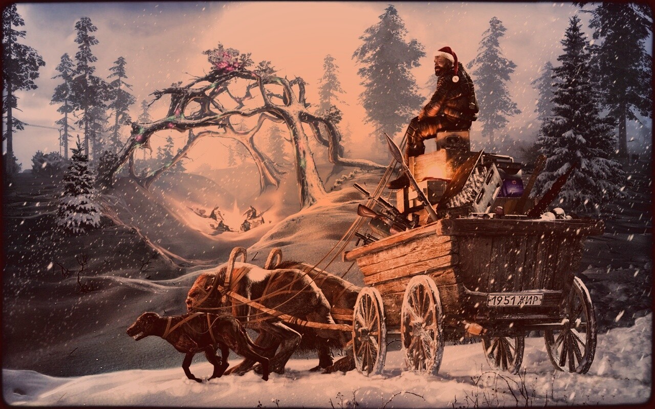 Новогодний Сталкер обои