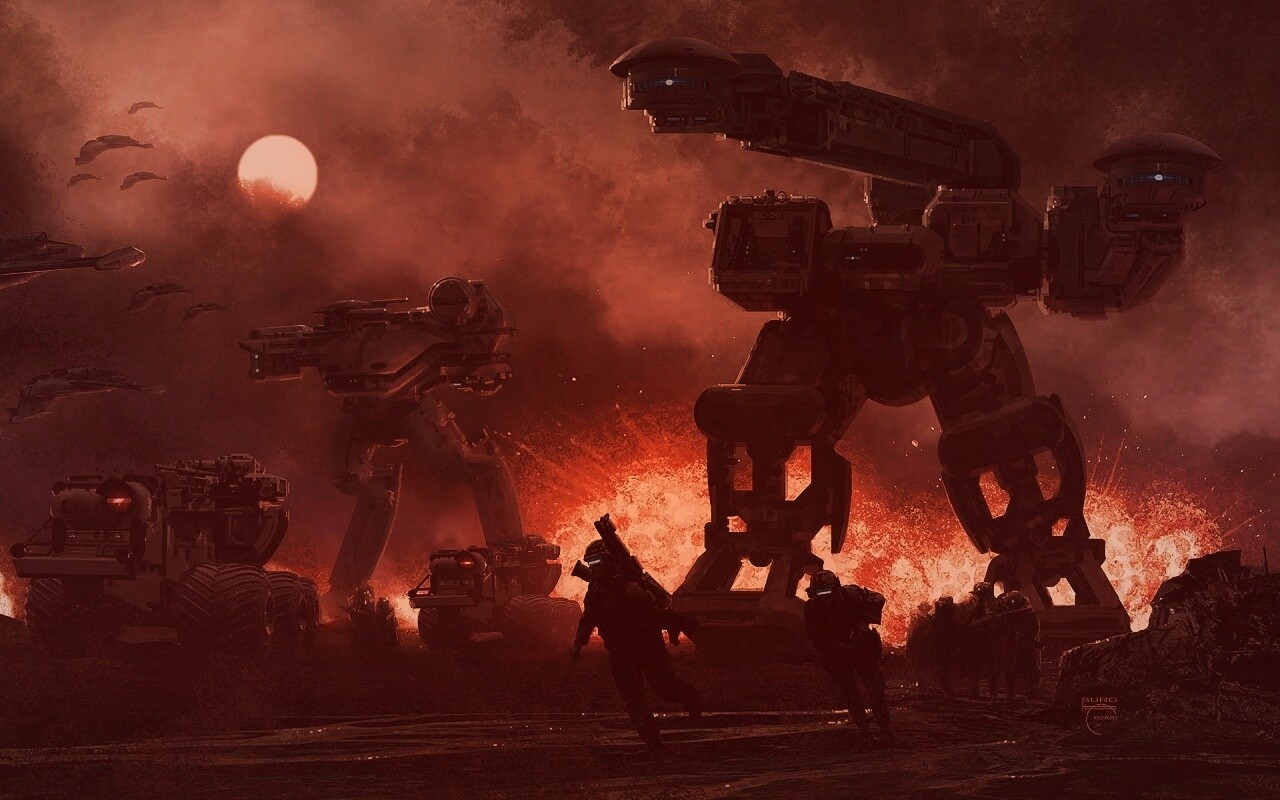 Война будущего обои