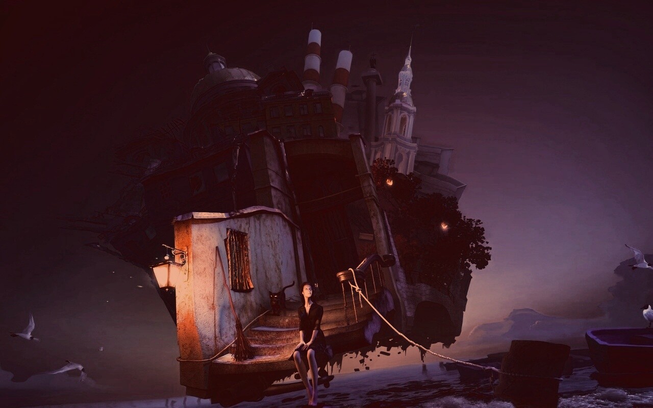 Мрачный Питер обои