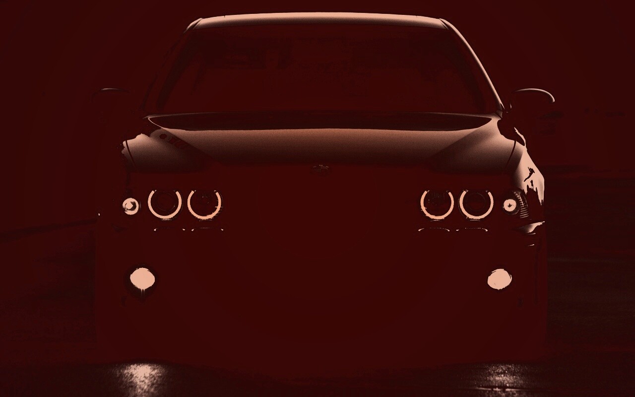 Чёрный BMW обои