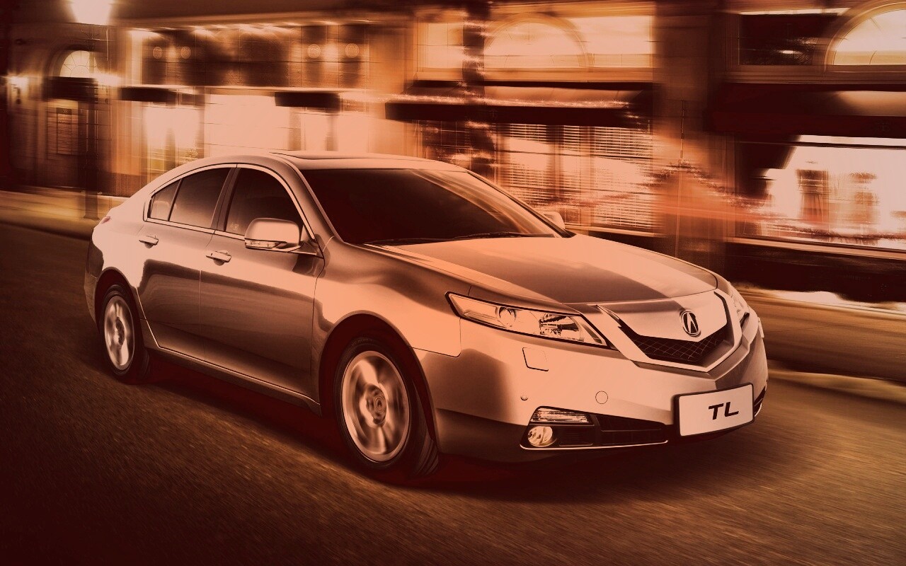 Acura в движении обои