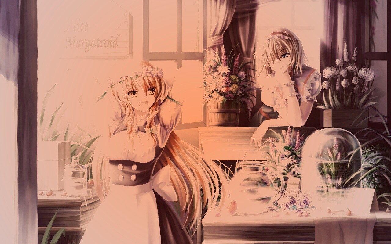 Анимешное утро обои