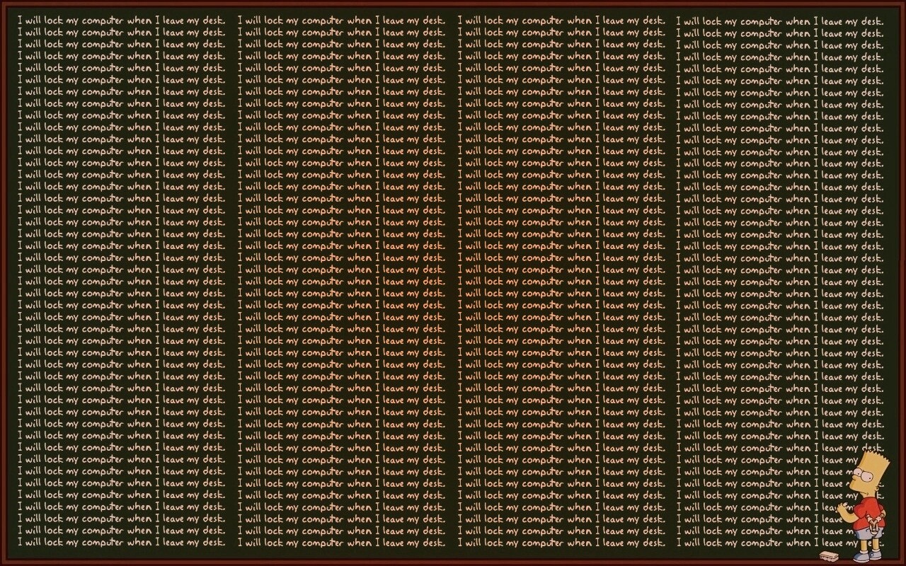 Наказанный барт сипсон обои