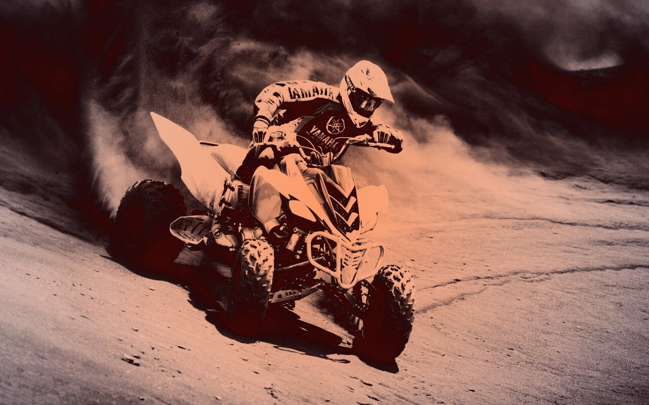 Спортсмен на квадроцикле обои