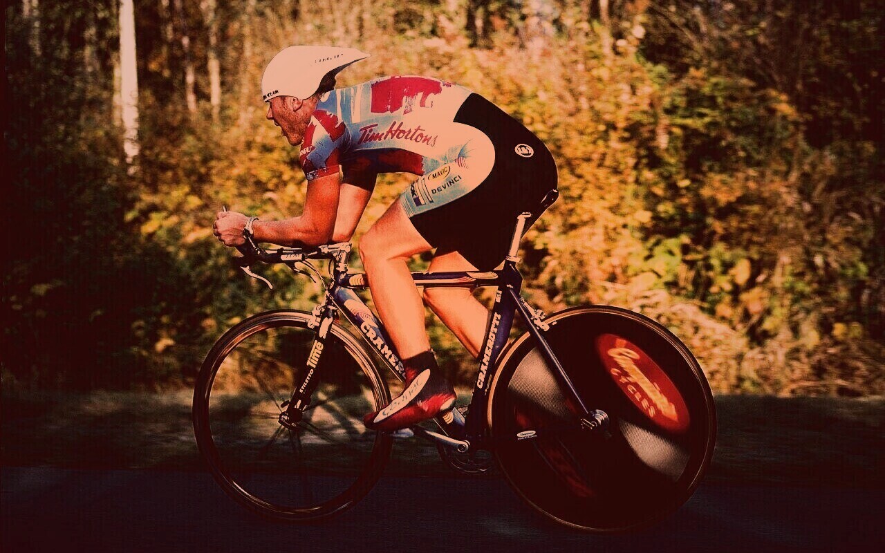 Велосипедист обои