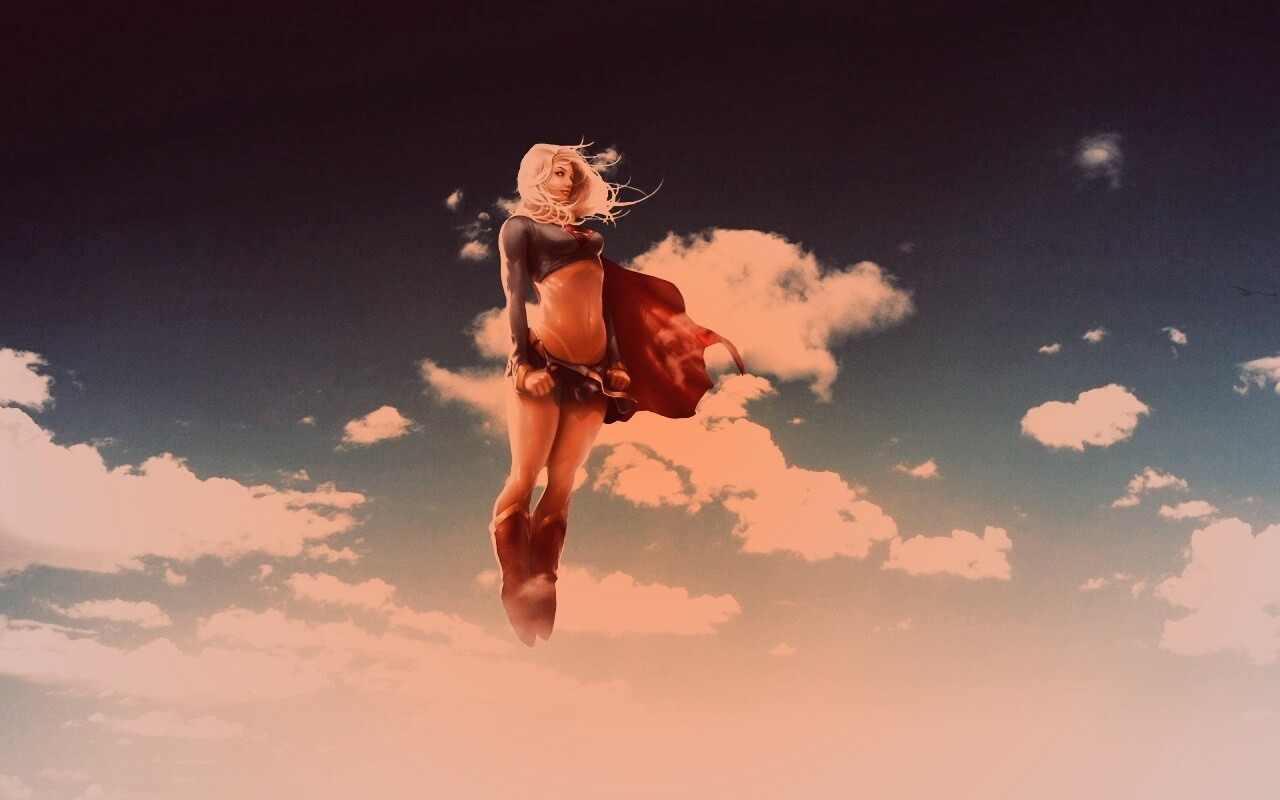 Супердевушка обои