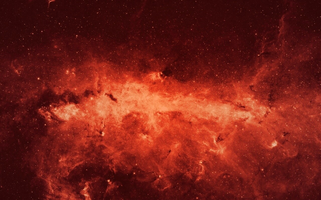 Кроваво-красная бездна обои