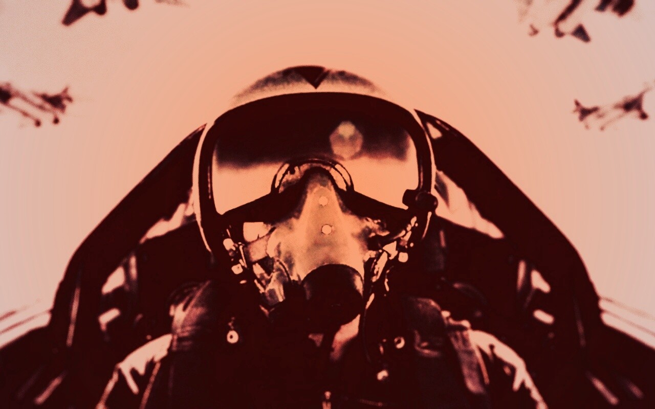 Пилот истребителя обои