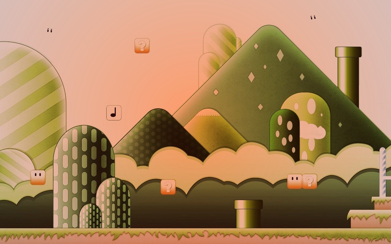 Мир Супермарио обои