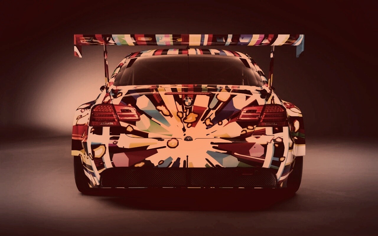 BMW  в сумасшедшем окрасе обои