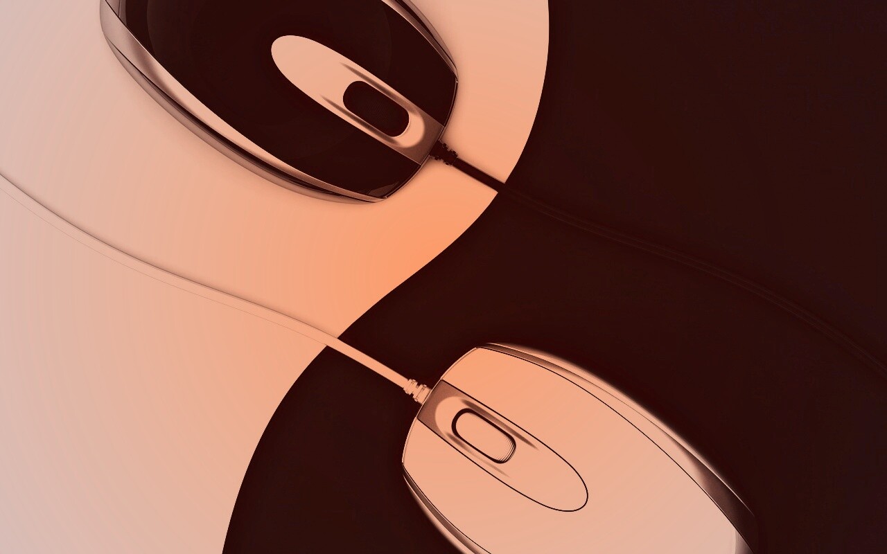 Инь Янь мышки обои