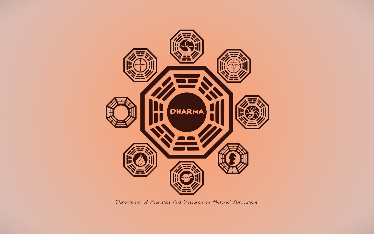 Логотипы станций Дхарма обои