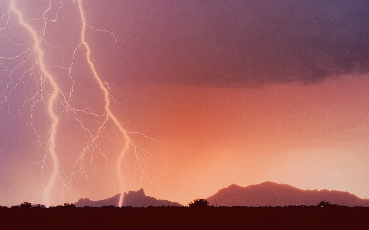 Двойная молния обои