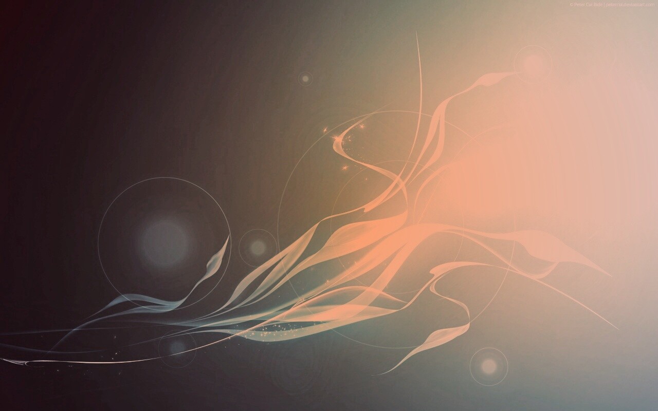 Лёгкая голубая абстракция обои