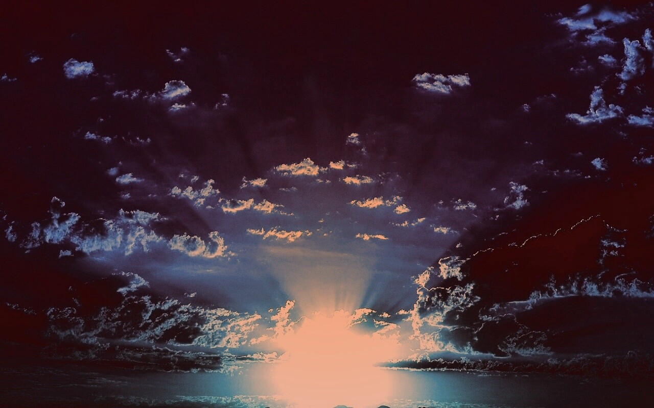 Ночное фантастическое небо обои