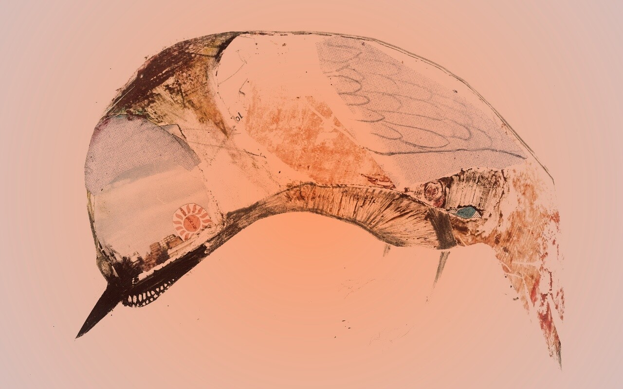 Аппликация Стефана Томпсона "Птица" обои