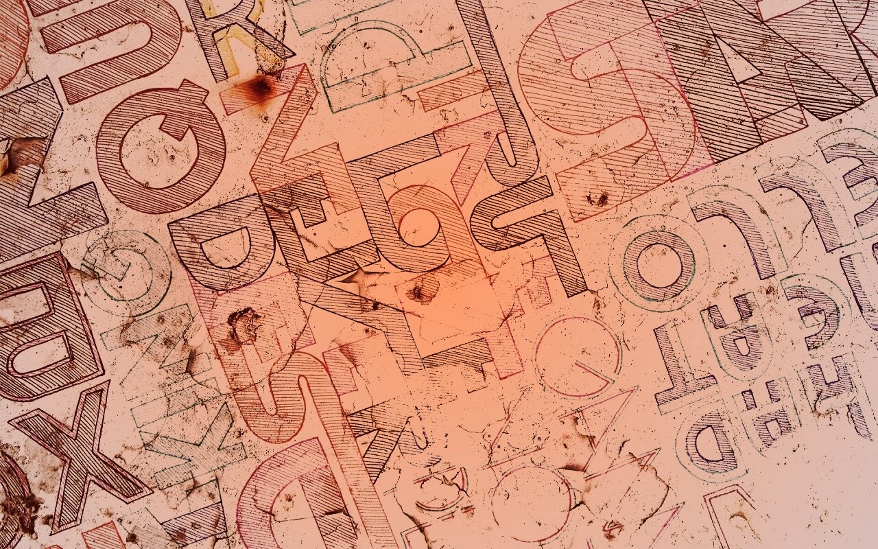 Буквы и надписи обои