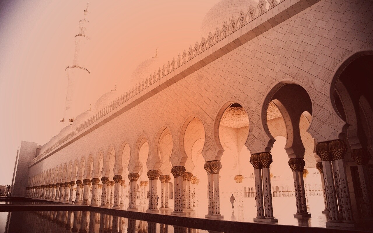 Мечеть шейха в Абу-Даби обои