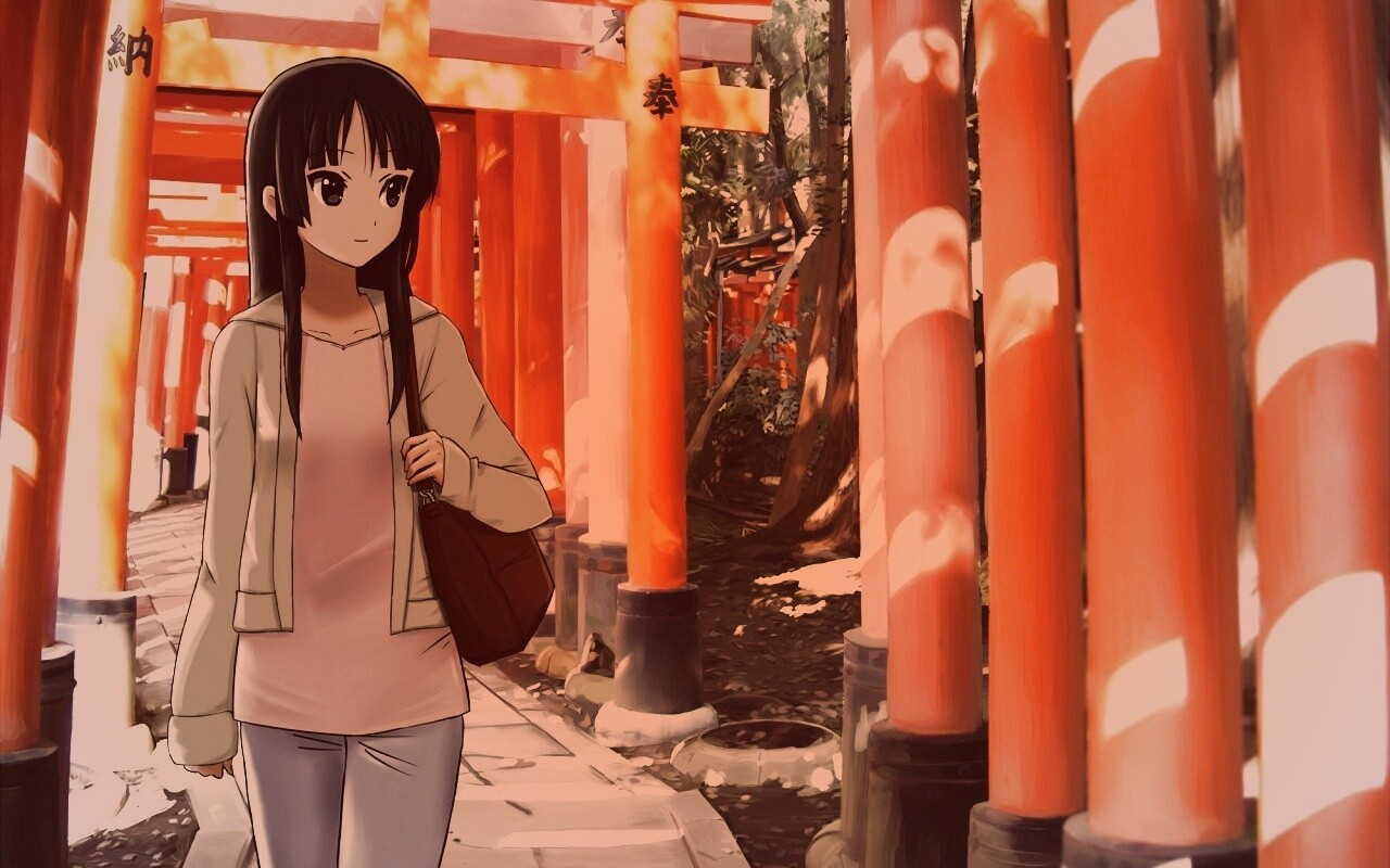 Акияма Мио обои