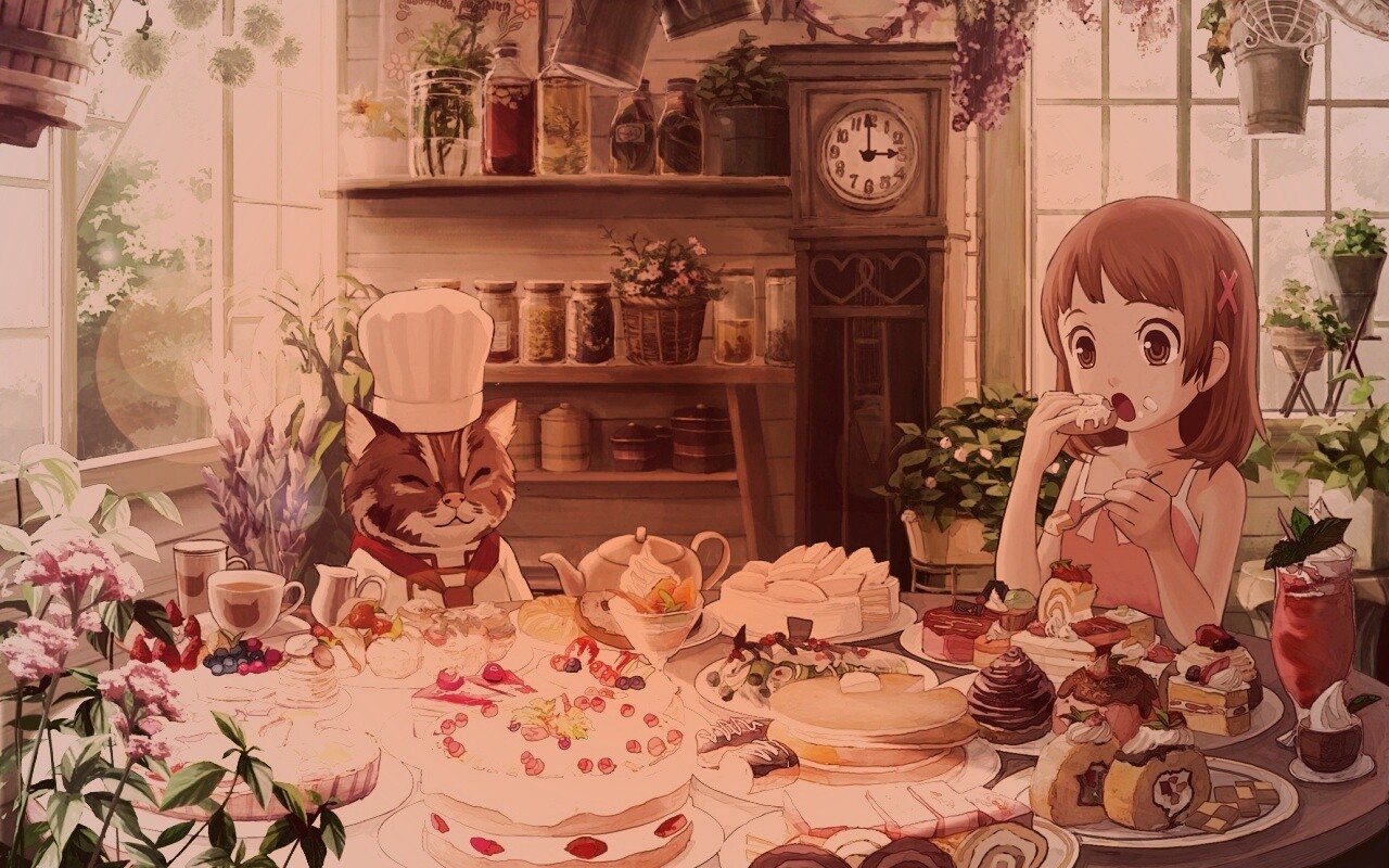 У кота повара обои